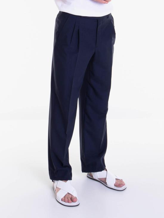  브리오니 스트레이트 팬츠 RPAI0LP9A4Y4100 Blue - BRIONI