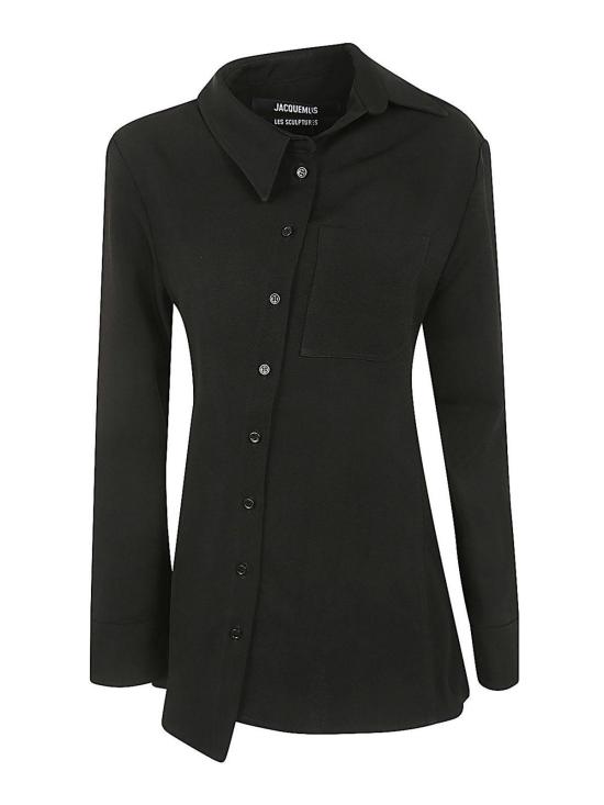 24FW 자크뮈스 블라우스 241SH0621544990 Black