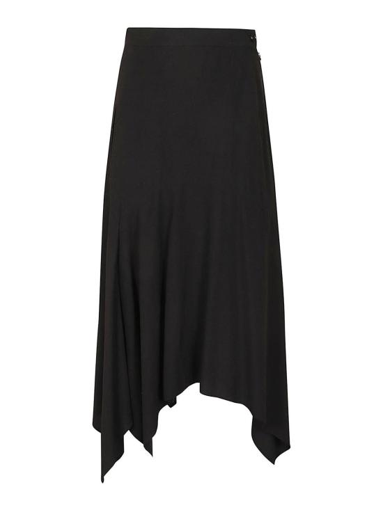  요지 야마모토 롱 스커트 YSS042002 Black