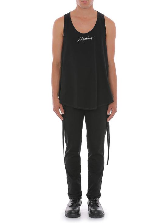  모스키노 민소매 티셔츠 890102411555 Black - MOSCHINO