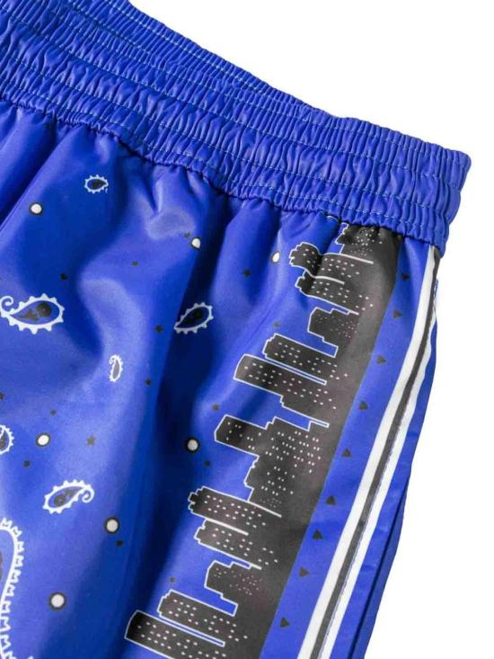  오프화이트 숏팬츠 OMFD008S24FAB0024600 Blue - OFF WHITE