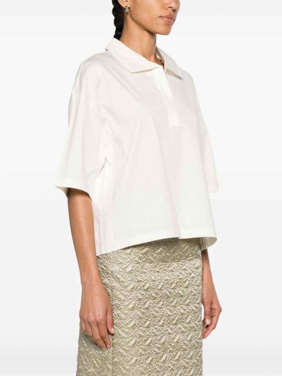  몽클레어 폴로 티셔츠 J10938A0000889AJU034 White - MONCLER