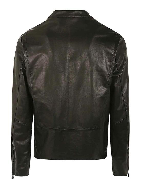  조르지오 브라토 가죽 자켓 GU24S9208MGVTBLACK Black - GIORGIO BRATO