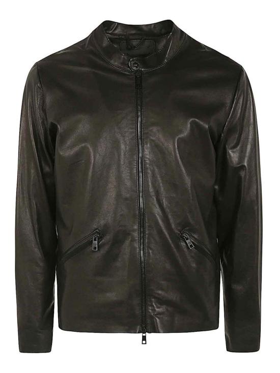  조르지오 브라토 가죽 자켓 GU24S9208MGVTBLACK Black