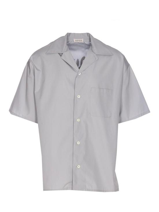  알렉산더 맥퀸 반팔 셔츠 735309QUZ580902 Grey