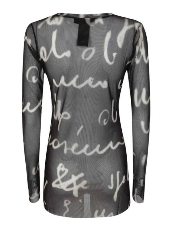  마리아 칼데라라 긴팔 티셔츠 Q202T911 Black - MARIA CALDERARA