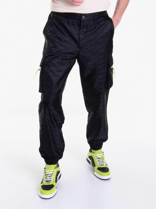  모스키노 스트레이트 팬츠 031826160555 Black - MOSCHINO