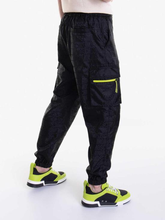  모스키노 스트레이트 팬츠 031826160555 Black - MOSCHINO