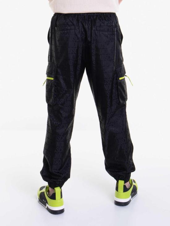  모스키노 스트레이트 팬츠 031826160555 Black - MOSCHINO