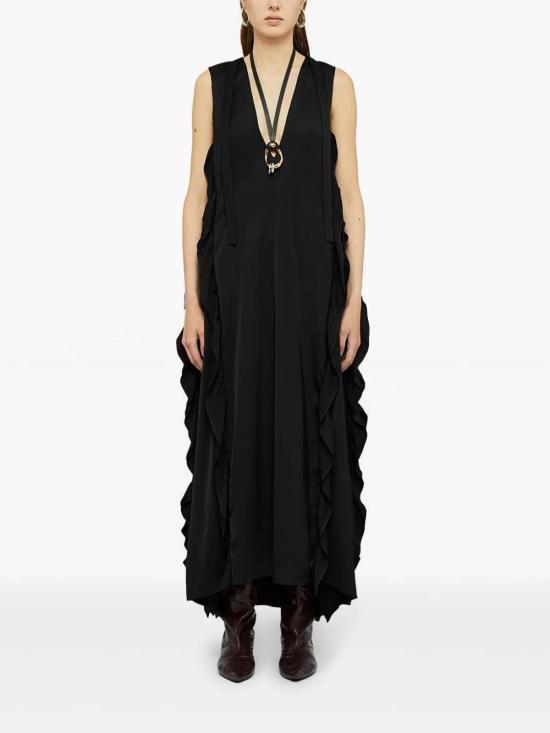 24FW 질샌더 미디 원피스 J02CT0299J65022001 Black - JIL SANDER