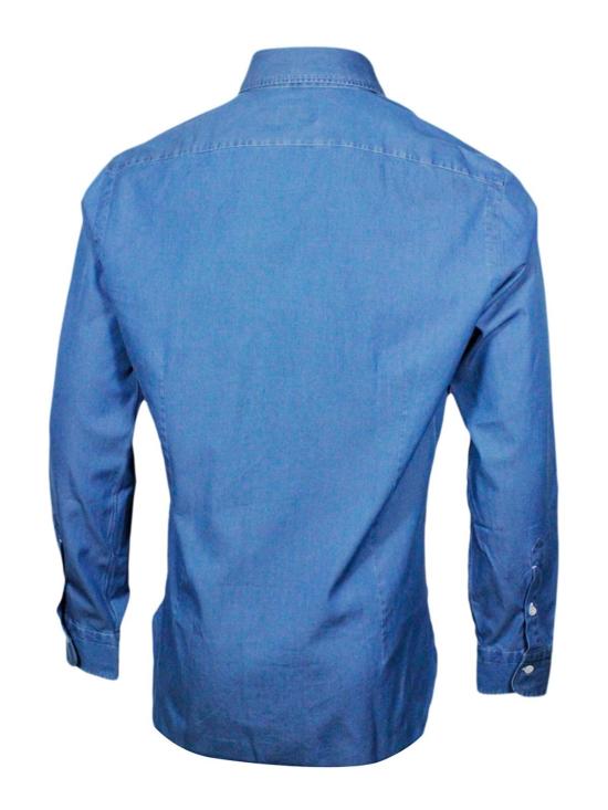 25FW 발바 긴팔 셔츠 IU13P01PZ0998U0002 Light Wash - BARBA