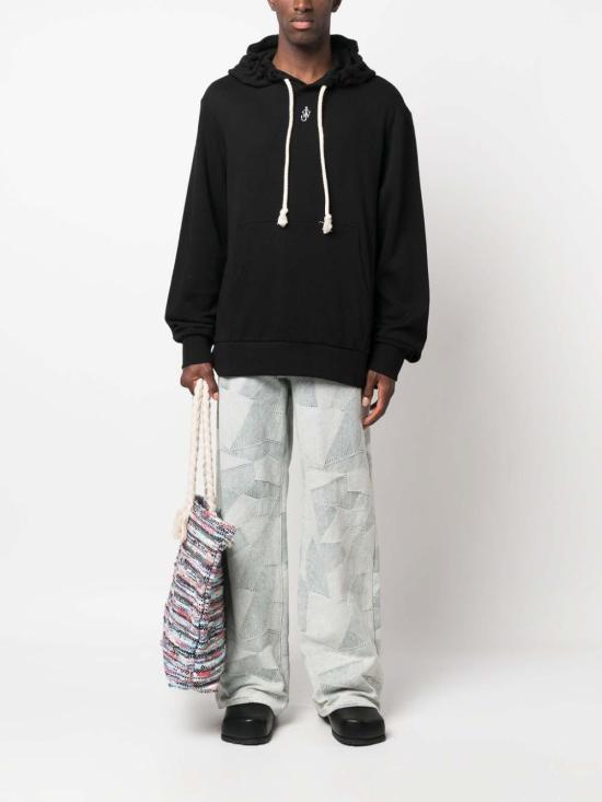  JW앤더슨 후드 티셔츠 JW0111PG1339999 Black - JW ANDERSON