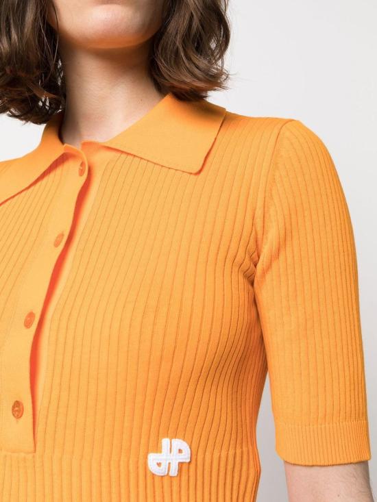  파투 반팔 티셔츠 KN0798051215M Orange - PATOU