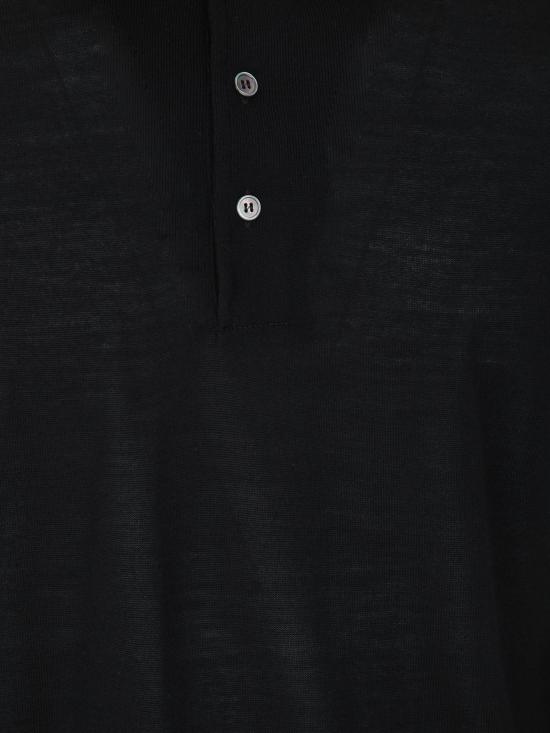  필리포 드 로렌티스 폴로 티셔츠 PL1MLPARRM16R990 Black - FILIPPO DE LAURENTIIS
