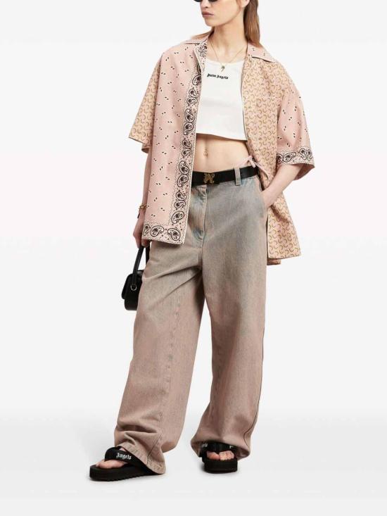  팜앤젤스 민소매 티셔츠 PWAD060S24FAB0020310 White - PALM ANGELS