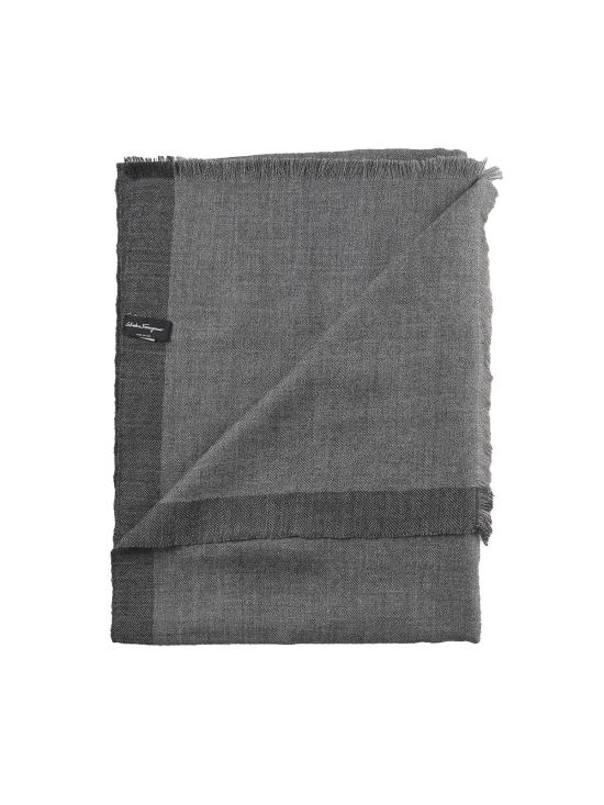  살바토레 페라가모 머플러/스카프 520082759149002 Grey - SALVATORE FERRAGAMO