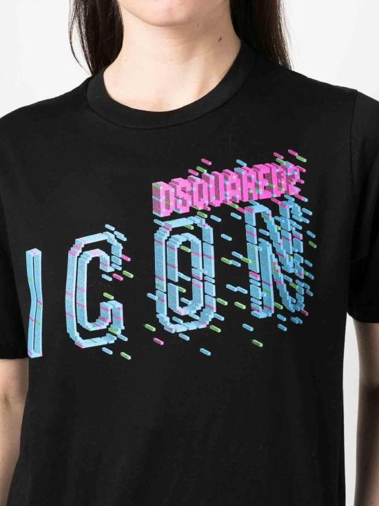  디스퀘어드2 반팔 티셔츠 S80GC0060S23009900 Black - DSQUARED2