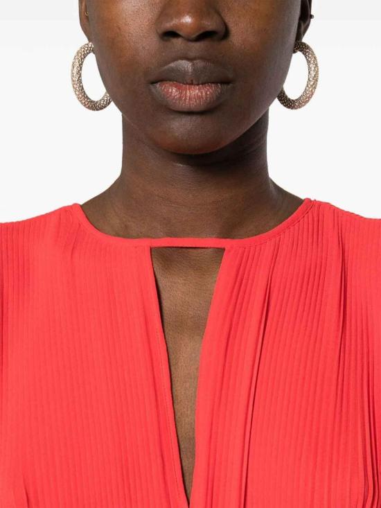 24FW 마이클 코어스 미디 스커트 MS481P77R3623 Red - MICHAEL KORS