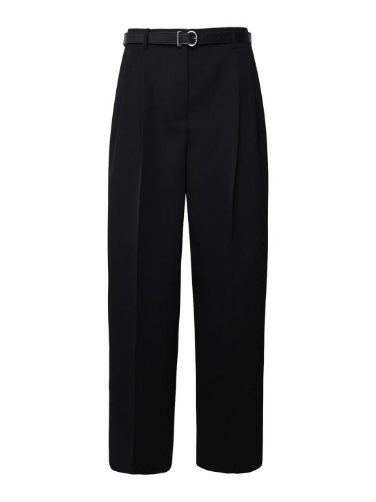 25FW 질샌더 스트레이트 팬츠 J02KA0152J40002001 Black