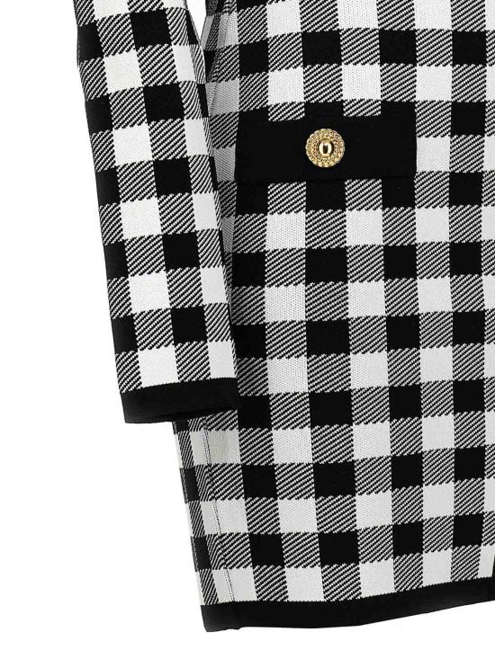 24FW 발망 미디 스커트 CF1R8019KF51EAB White - BALMAIN