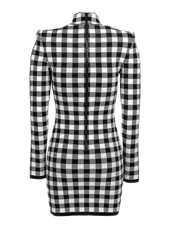 24FW 발망 미디 스커트 CF1R8019KF51EAB White - BALMAIN