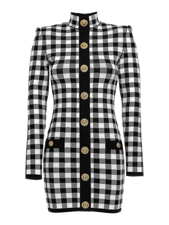 24FW 발망 미디 스커트 CF1R8019KF51EAB White