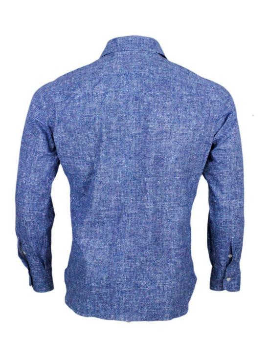  발바 긴팔 셔츠 CKU13P013407001 Light Wash - BARBA