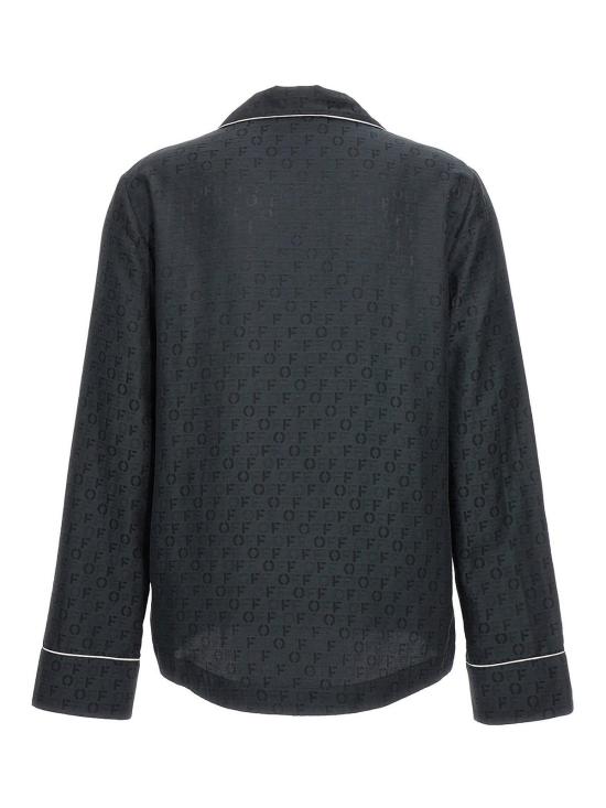  오프화이트 셔츠 OWGE016F23FAB0021010 Black - OFF WHITE