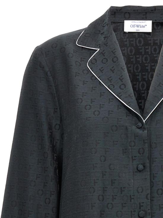  오프화이트 셔츠 OWGE016F23FAB0021010 Black - OFF WHITE