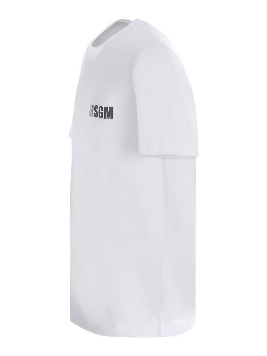  엠에스지엠 반팔 티셔츠 3440MM19623700201 White - MSGM