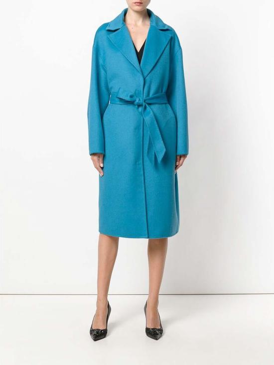  베르사체 미디 스커트 A205588A77657A1450 Blue - VERSACE