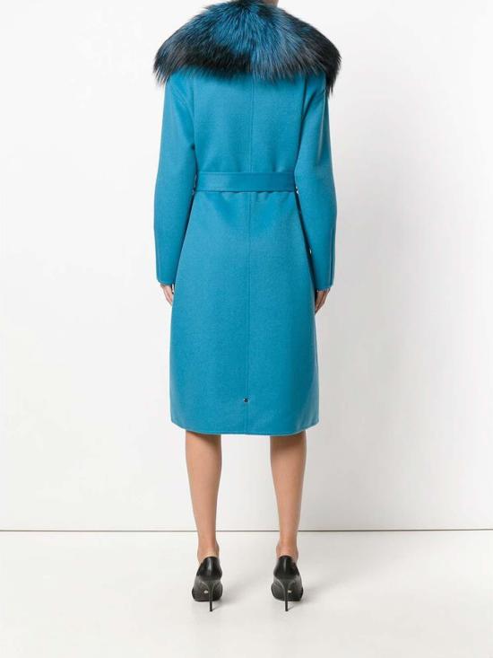  베르사체 미디 스커트 A205588A77657A1450 Blue - VERSACE