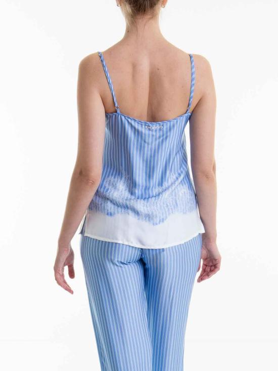  에르마노 설비노 민소매 티셔츠 D44EL043EC2MF759 Light Blue - ERMANNO SCERVINO