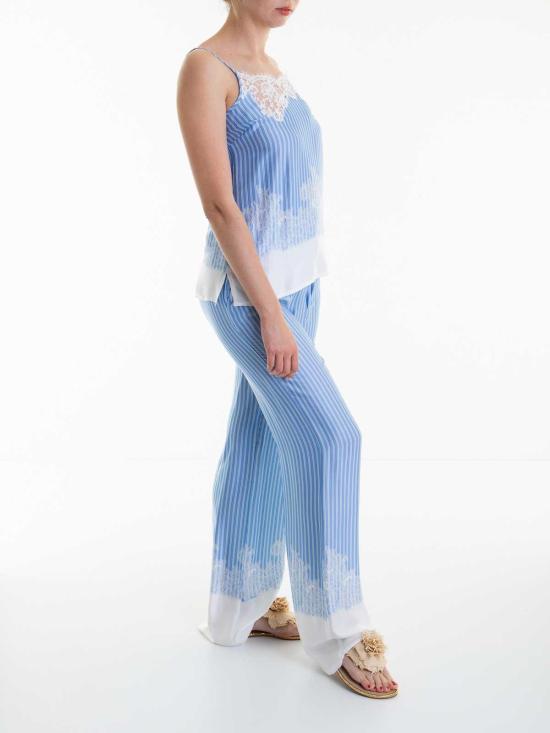  에르마노 설비노 민소매 티셔츠 D44EL043EC2MF759 Light Blue - ERMANNO SCERVINO