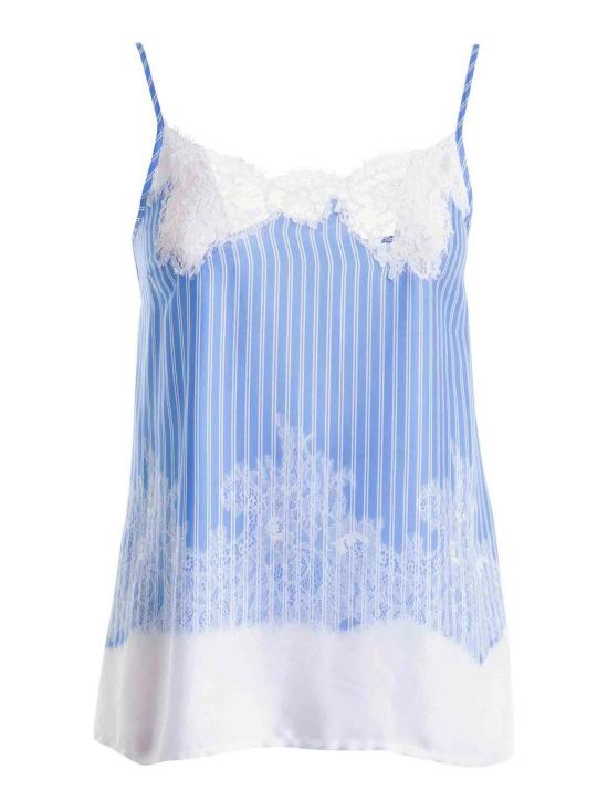  에르마노 설비노 민소매 티셔츠 D44EL043EC2MF759 Light Blue