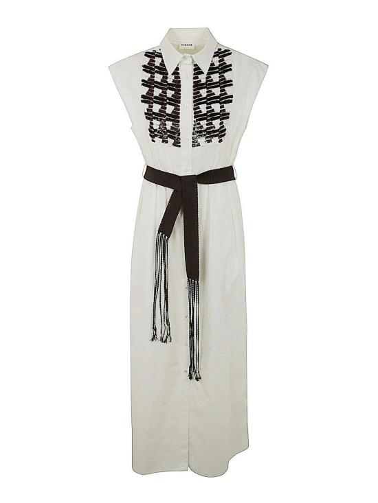 24FW 파로쉬 미디 원피스 D725388RCANYOX24001 White