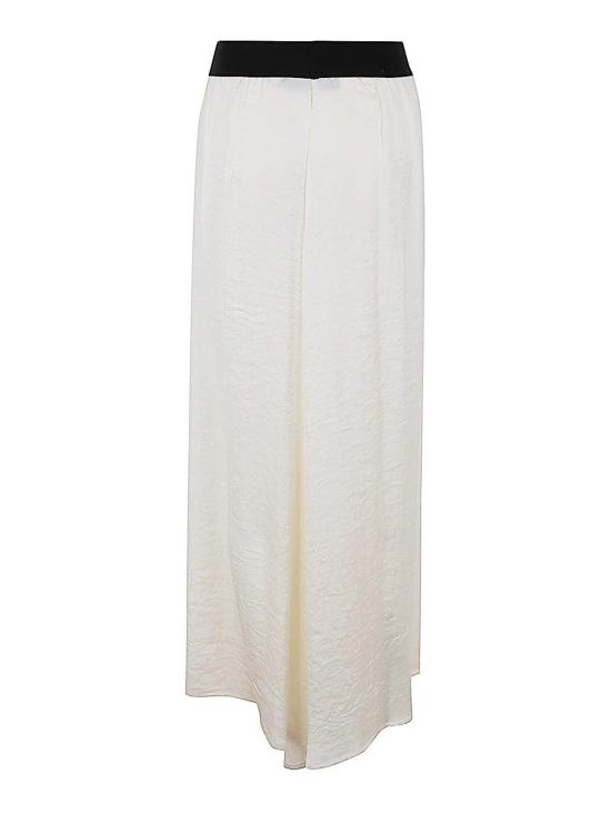 24FW 마리아 칼데라라 팔라초 팬츠 R366YY11 White - MARIA CALDERARA