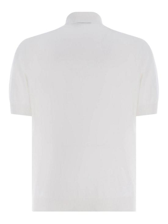 26SS 필리포 드 로렌티스 폴로 티셔츠 PL1MCCR14RVU001 White - FILIPPO DE LAURENTIIS