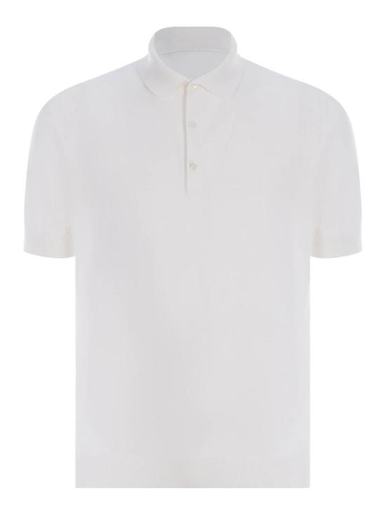 26SS 필리포 드 로렌티스 폴로 티셔츠 PL1MCCR14RVU001 White