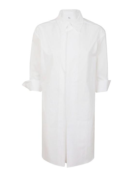  와이즈 요지 야마모토 셔츠 YZB030041 White