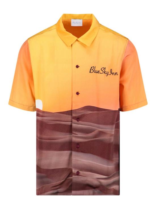  블루스카이인 반팔 셔츠 BS2302SH035DUNE Brown