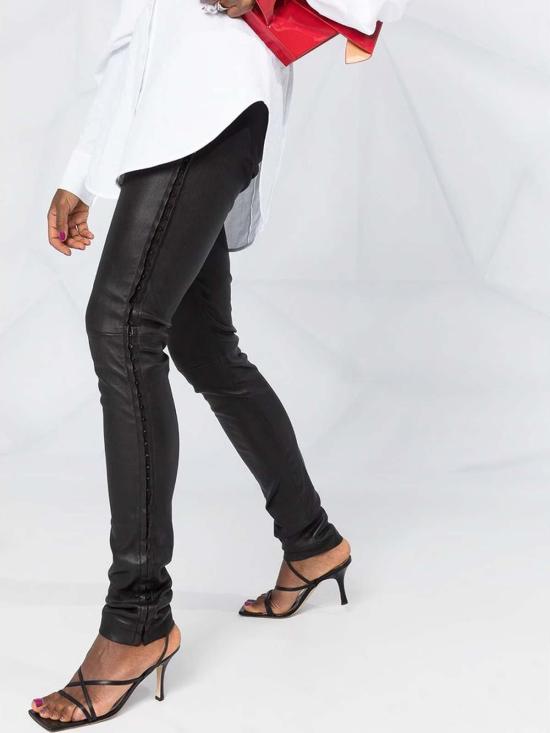  앤 드뮐미스터 스트레이트 팬츠 20021431288099 Black - ANN DEMEULEMEESTER