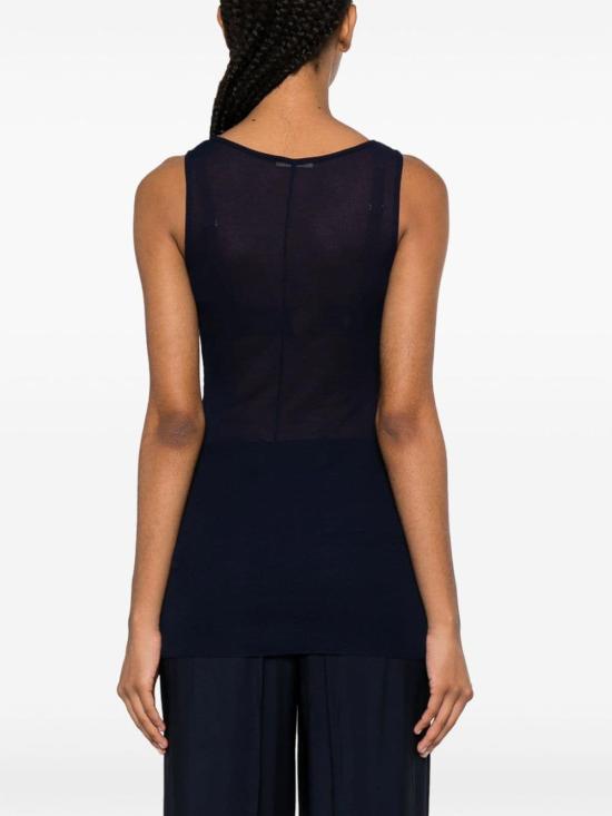  아미 민소매 티셔츠 FTK101JE0022430 Blue - AMI