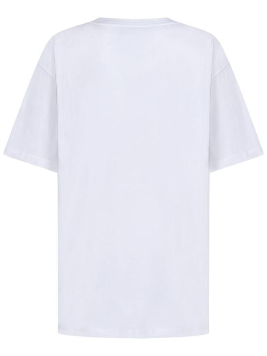  모스키노 반팔 티셔츠 070654411001 White - MOSCHINO