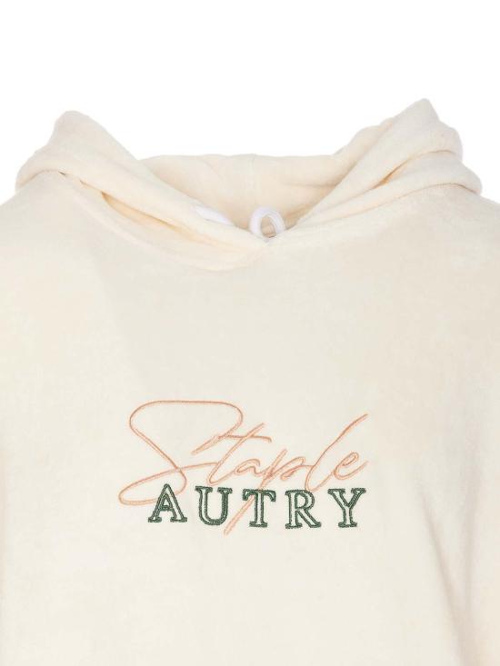  오트리 후드 티셔츠 SWJU2711 White - AUTRY