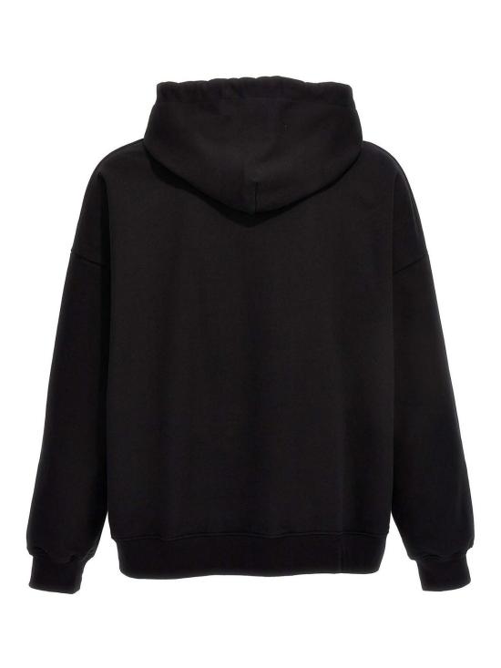  지씨디에스 후드 티셔츠 FW23M10068102 Black - GCDS