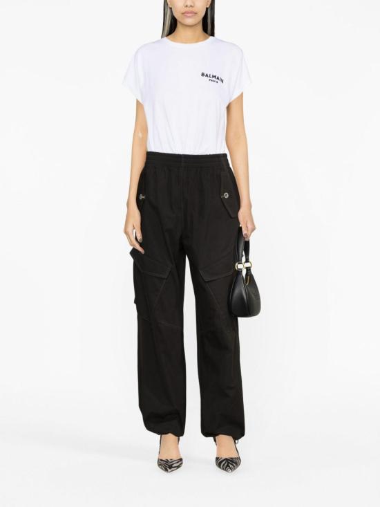  발망 반팔 티셔츠 BF1EF010BB01GAB White - BALMAIN