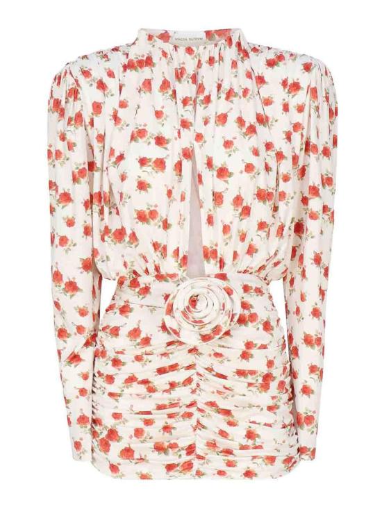  마그다뷰트림 숏 원피스 148923CREAM White