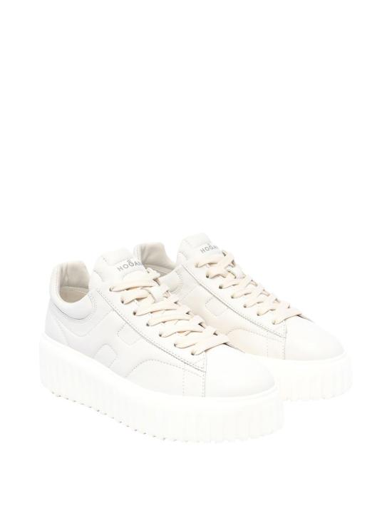 26SS 호간 H-스트라이프 스니커즈 HXW6450FC60LE9B013 White - HOGAN