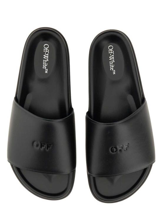 24FW 오프화이트 샌들 OMIT008C99LEA0011010 Black - OFF WHITE